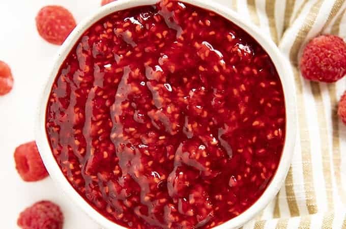 5-Minute Raspberry Purée (For Cakes, Cheesecakes, Ice Cream & More!) -  Scrummy Lane