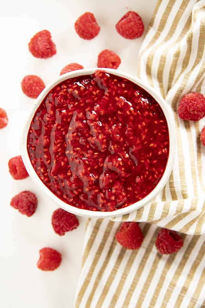 raspberry sauce