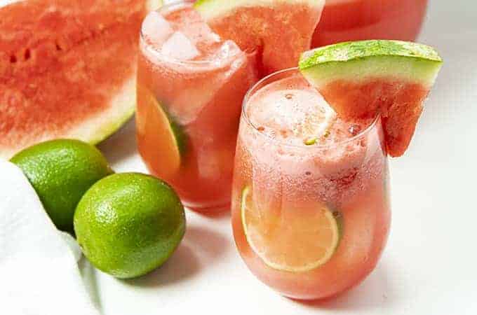 Tropical Watermelon Sangria - She Keeps a Lovely Home