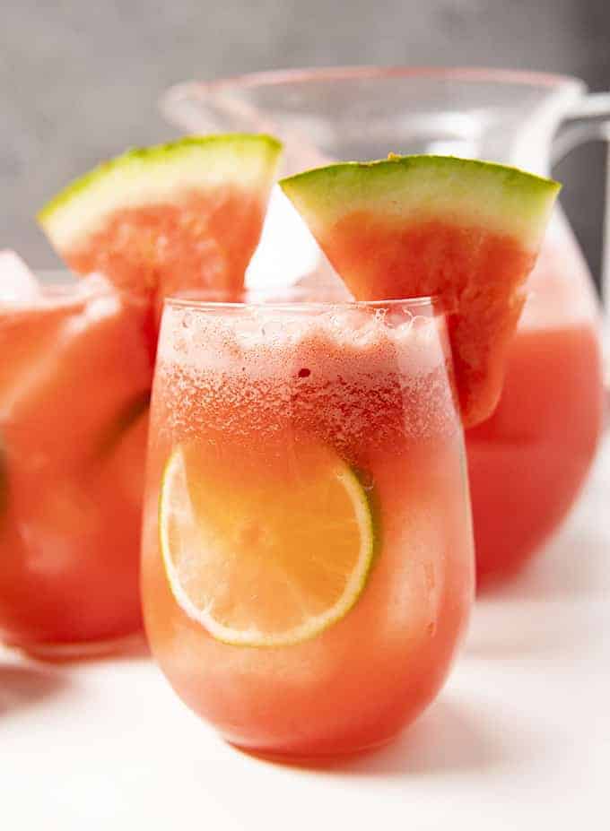 Tropical Watermelon Sangria - She Keeps a Lovely Home