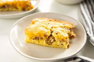 breakfast casserole with bisquick and sausage