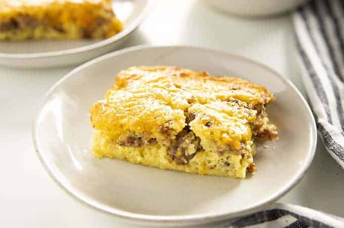 Egg casserole with bisquick