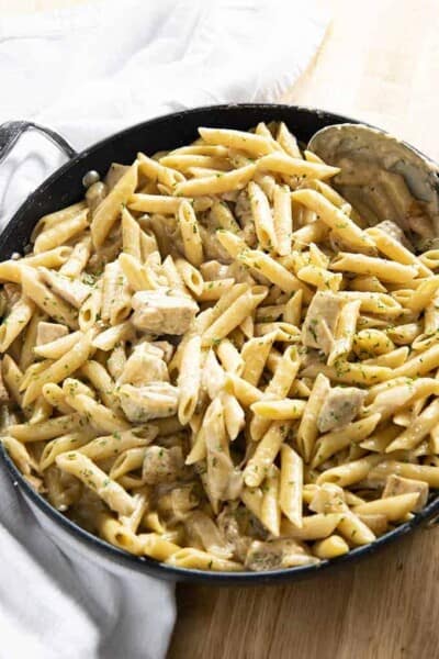 French Onion Chicken Pasta - The Salty Marshmallow