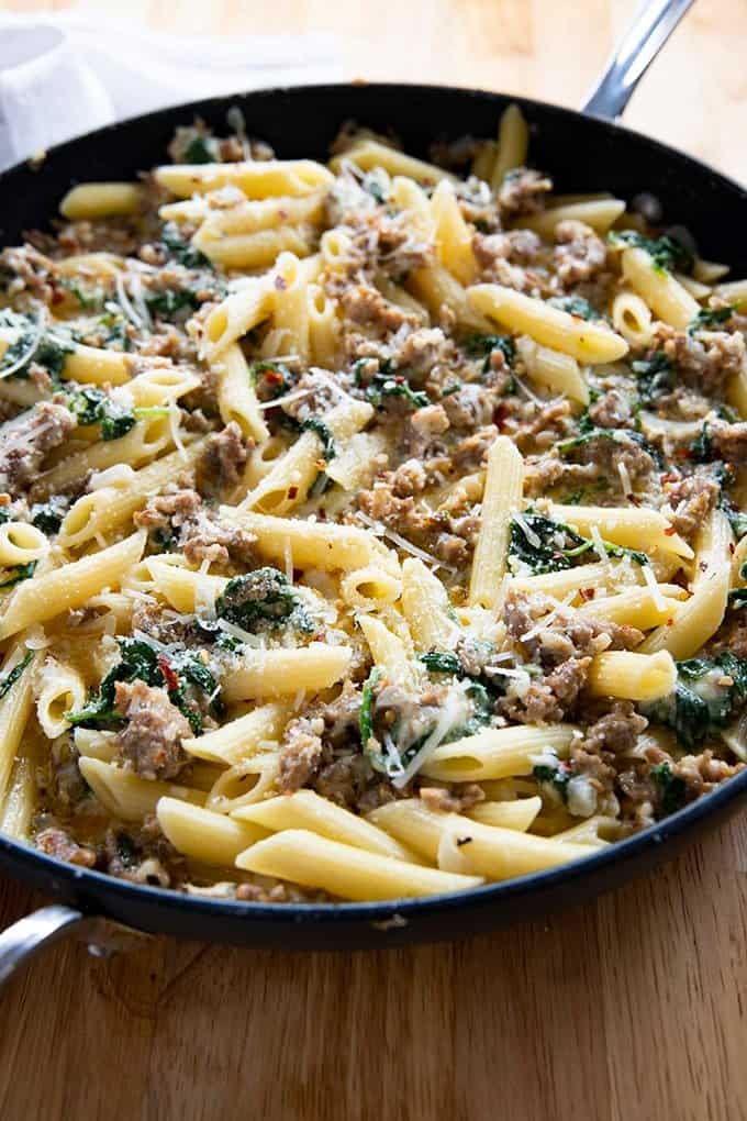 creamy-italian-sausage-pasta-the-salty-marshmallow