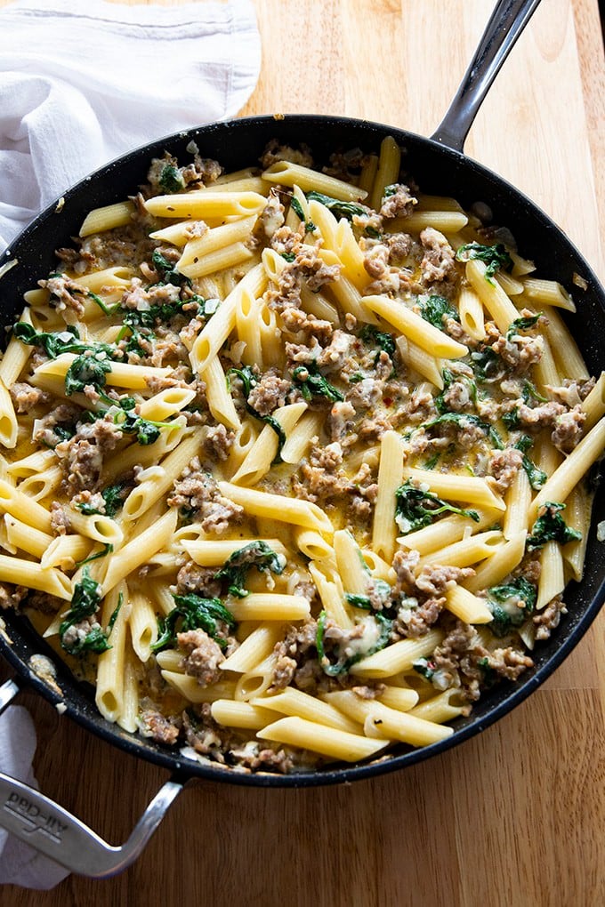 how to make italian sausage pasta