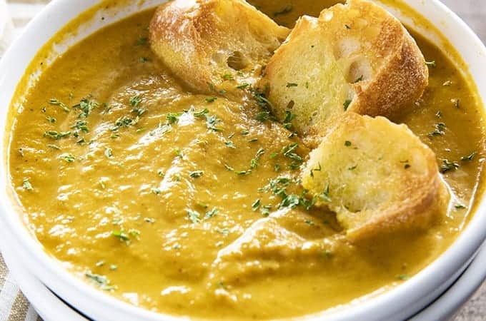 Creamy Pumpkin Curry Soup (30-Minute Meal) - Our Salty Kitchen