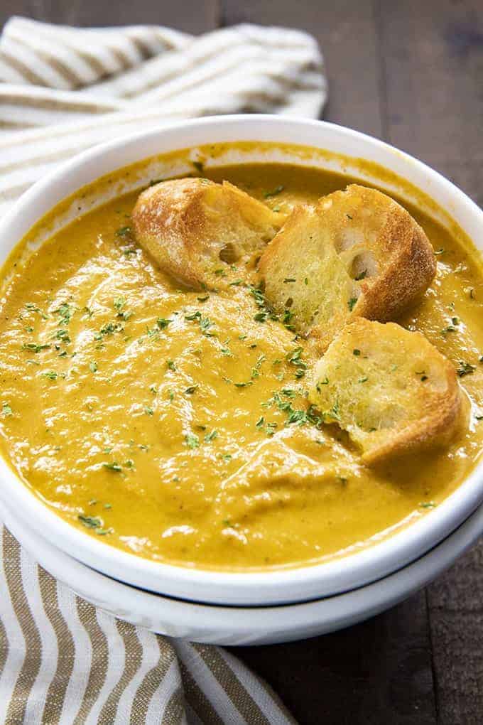 Easy Pumpkin Soup The Salty Marshmallow how-to-make-homemade-pumpkin-puree-recipe-homemade-pumpkin-puree