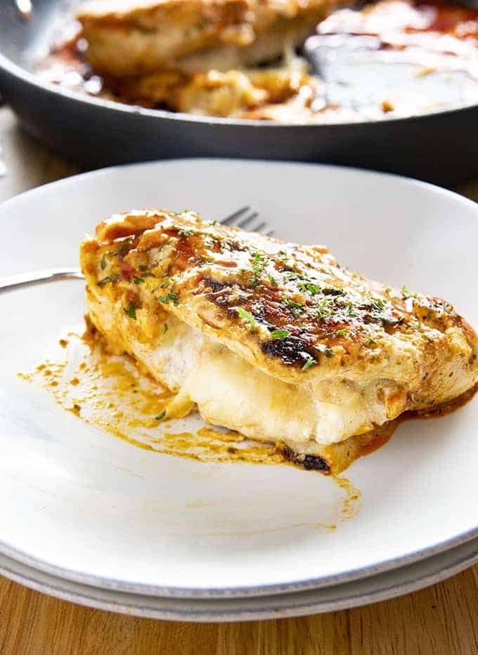 Cheesy Buffalo Stuffed Chicken Breast