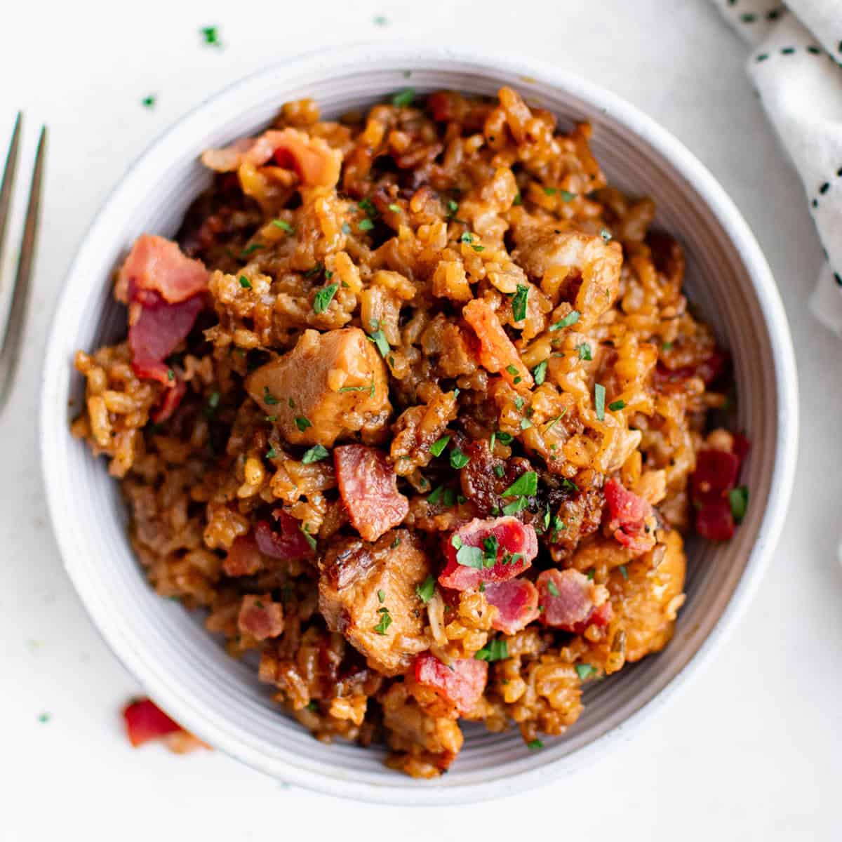 Bacon Ranch Chicken and Rice