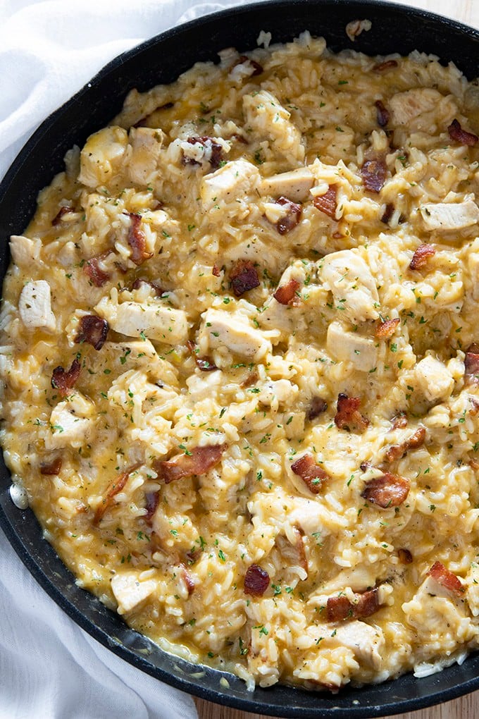 chicken and rice recipe with bacon and ranch