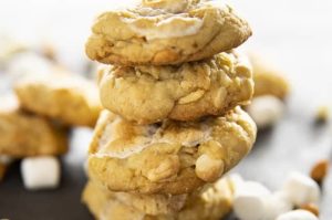 how to make salty marshmallow potato chip cookies