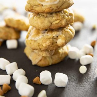 salty marshmallow potato chip cookies