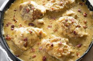 smothered chicken and gravy