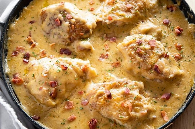 Easy Creamy Smothered Chicken and Gravy Recipe - Chef Lola's Kitchen