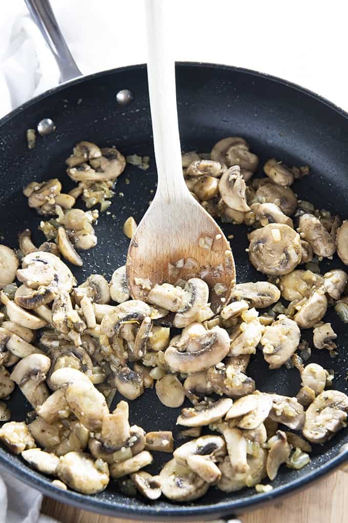 sauteed mushrooms for wild rice