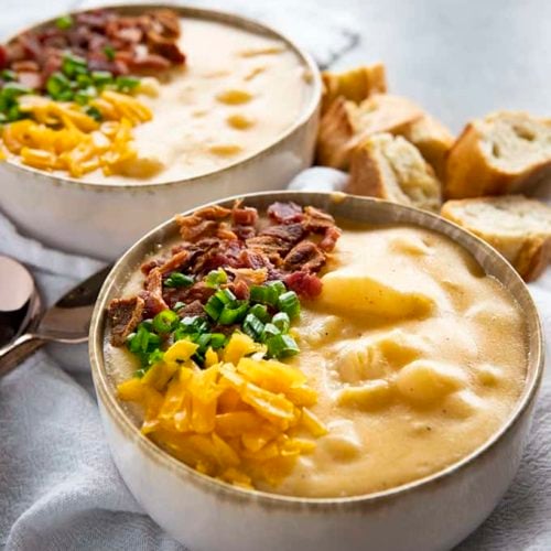 Crockpot Potato Soup - The Salty Marshmallow