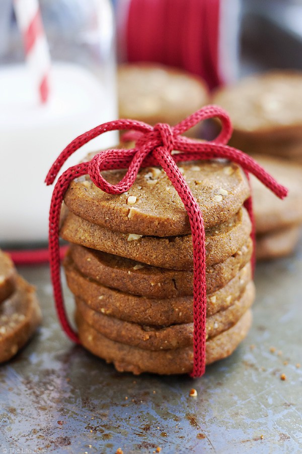 almond ginger cookies