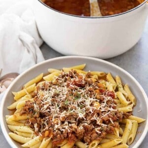 bolognese with pasta