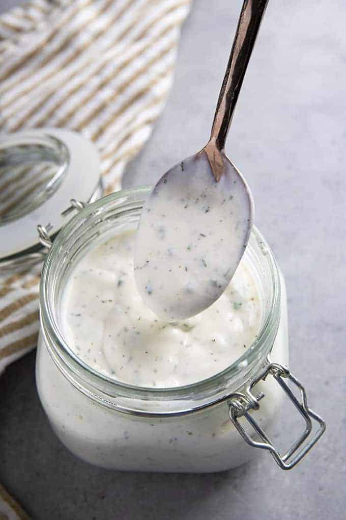 Easy Homemade Ranch Dressing - The Salty Marshmallow