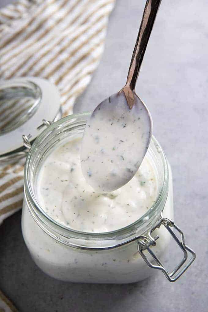 Easy Homemade Ranch Dressing The Salty Marshmallow