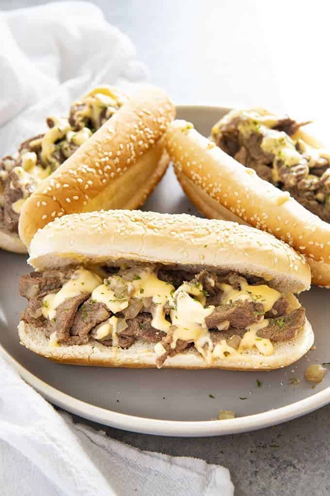 Instant Pot Philly Cheesesteak - The Salty Marshmallow