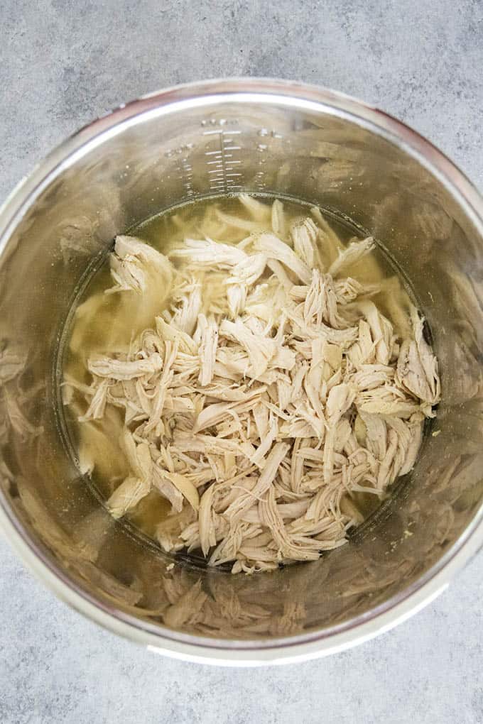 shredded chicken in the instant pot