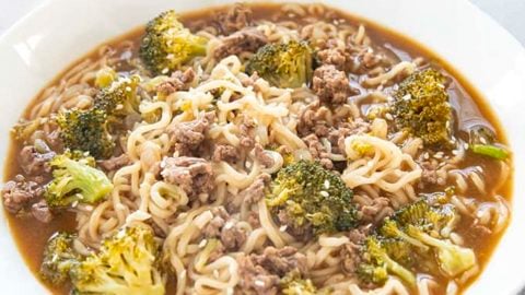 Beef and Broccoli Ramen - The Salty