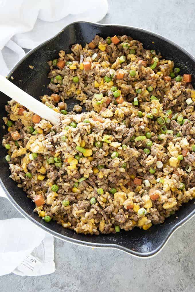 Ground Beef Fried Rice The Salty Marshmallow