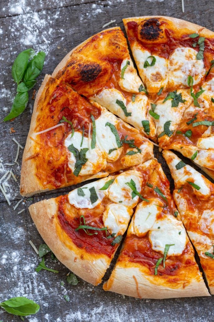 Easy Margherita Pizza Recipe - The Salty Marshmallow