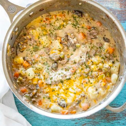 Ground Beef and Potatoes {Easy Ground Beef Dinner} –