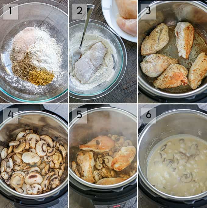 Chicken mushroom best sale recipe instant pot