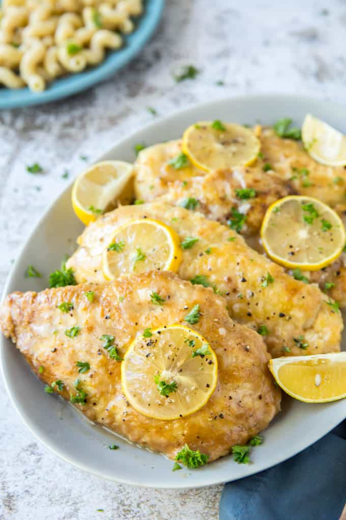 Easy Chicken Francese - The Salty Marshmallow