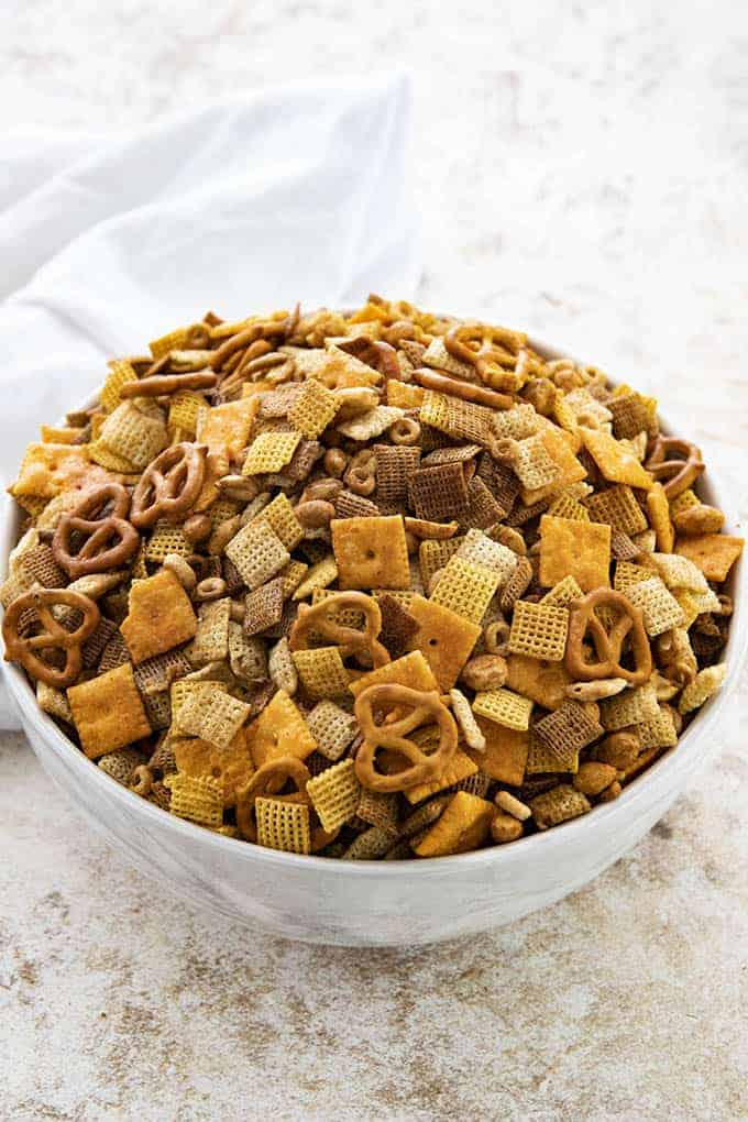 The Best Homemade Chex Mix Recipe - Little Sunny Kitchen