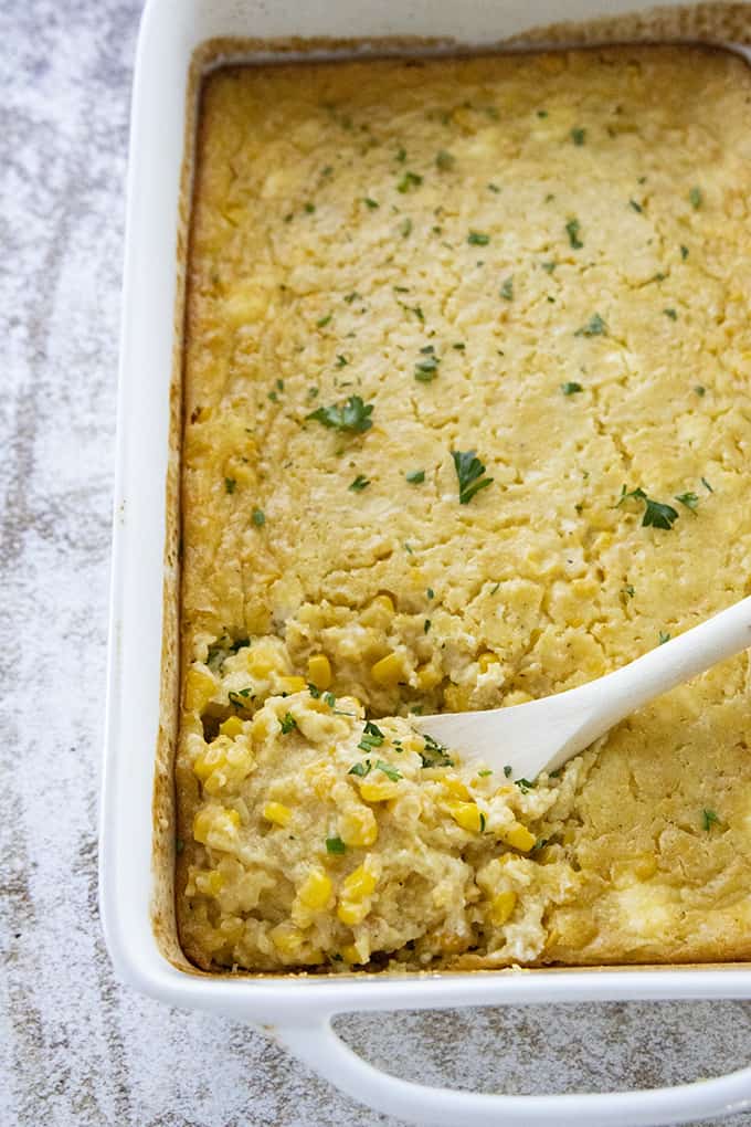 Classic Corn Casserole - The Salty Marshmallow