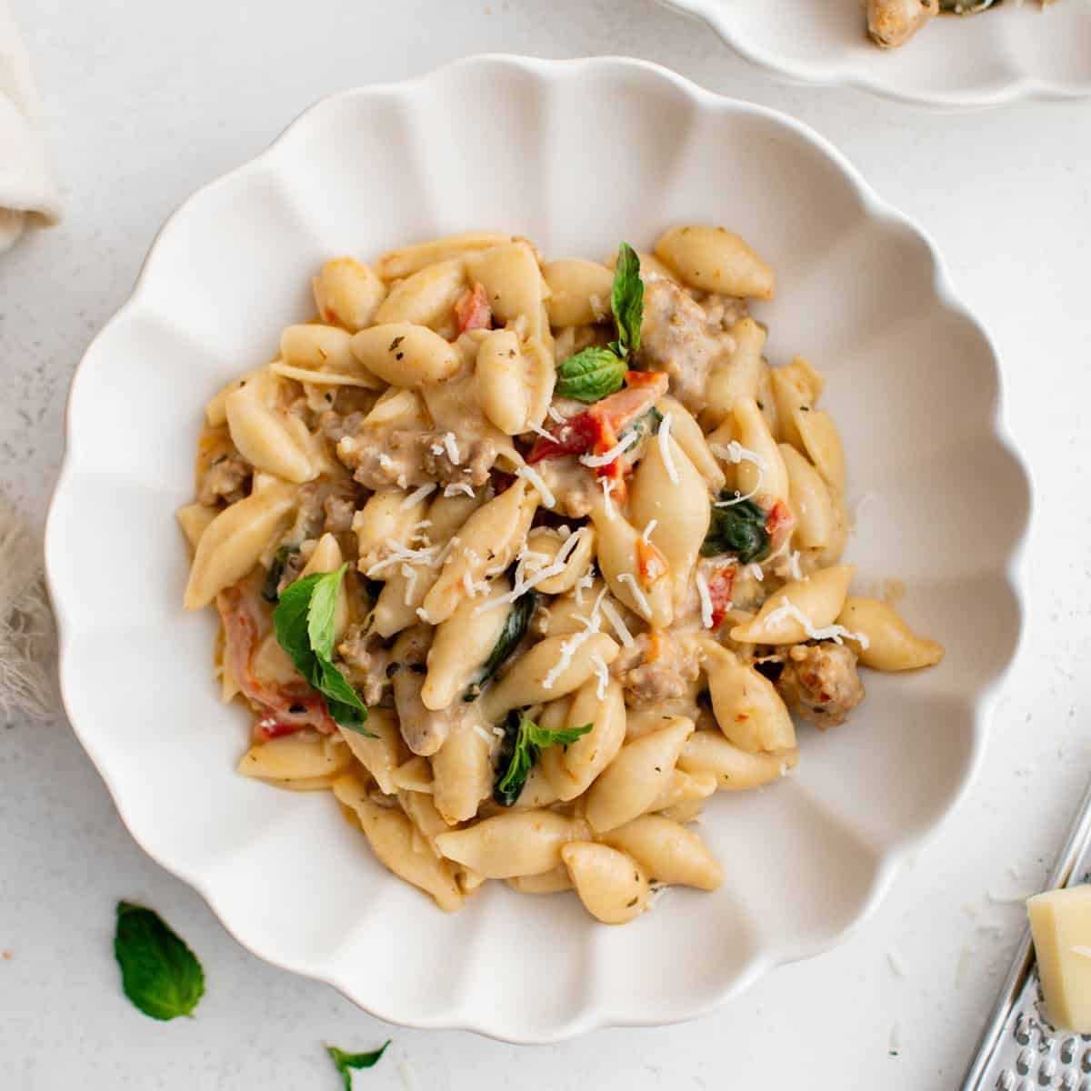 Cheesy Italian Shells