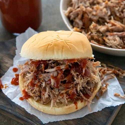 Homemade pulled outlet pork