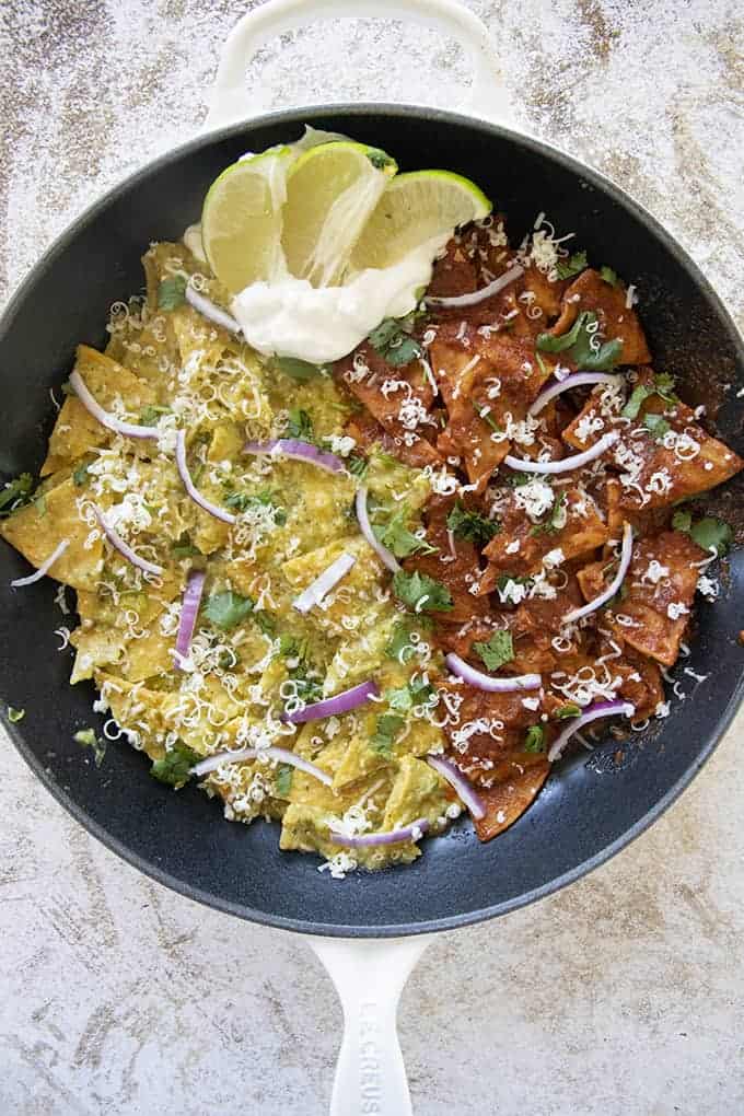 pan of chilaquiles