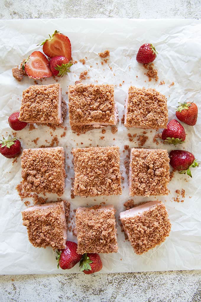 recipe for strawberry cheesecake bars