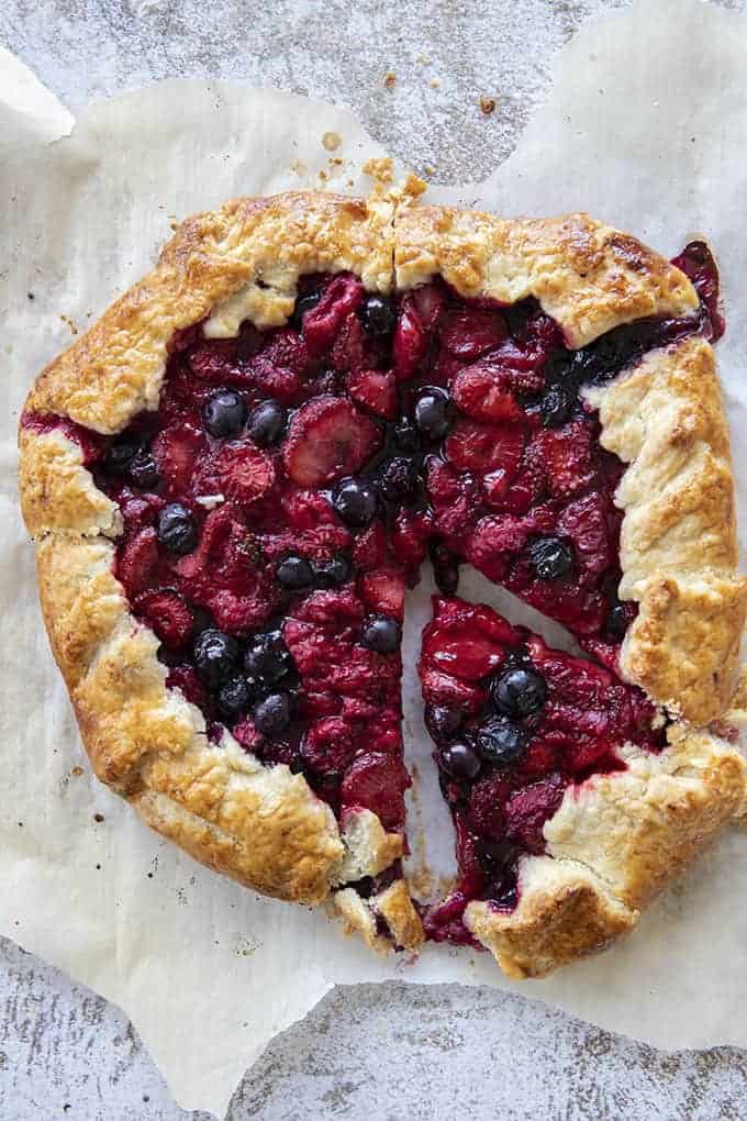 Easy Fruit Galette - The Salty Marshmallow