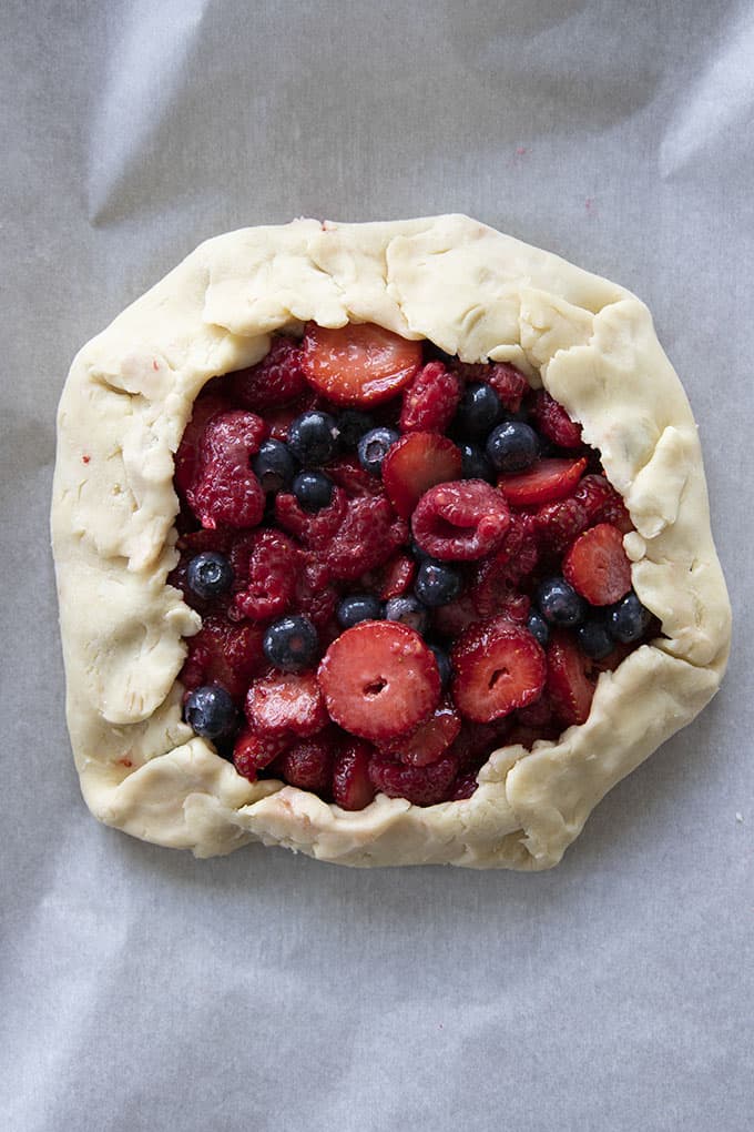 fruit galette 