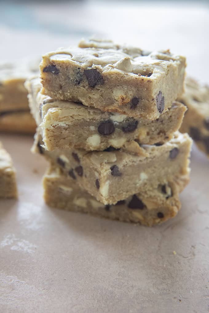 stacked sugar cookie bars