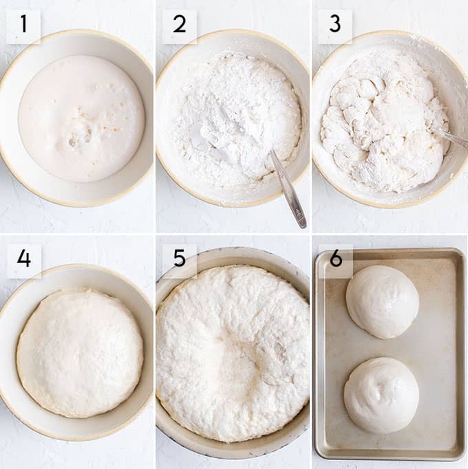 how to make bread bowls photo collage