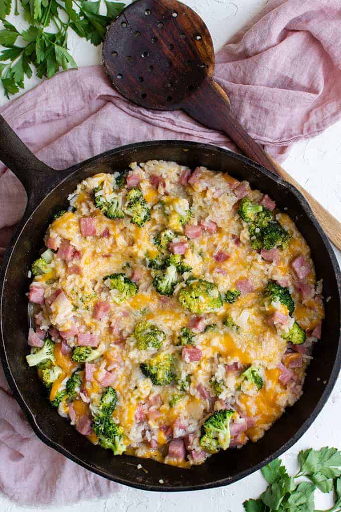 casserole de jambon et riz