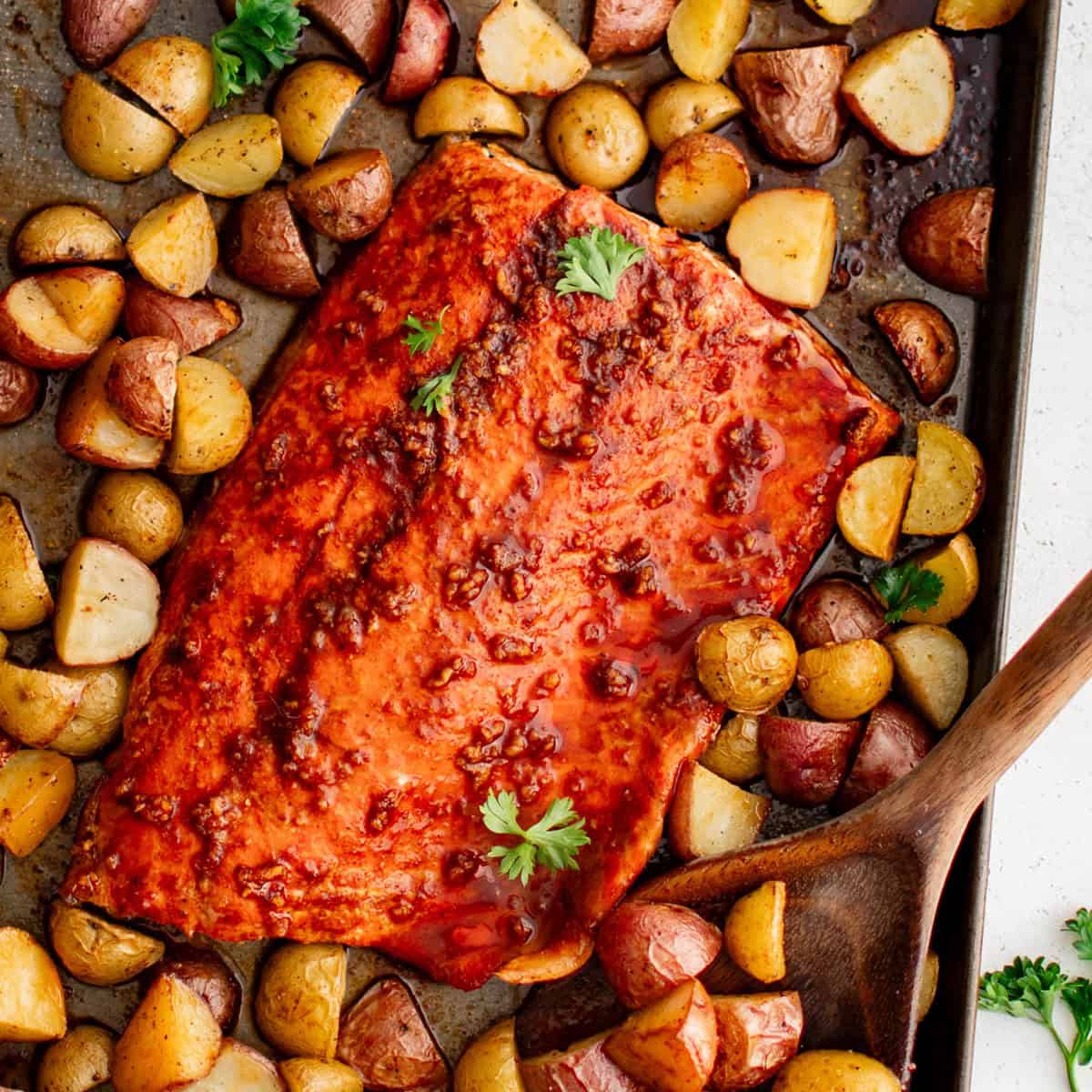 Sheet Pan Maple Salmon