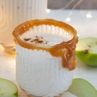 Cocktail de pommes au caramel