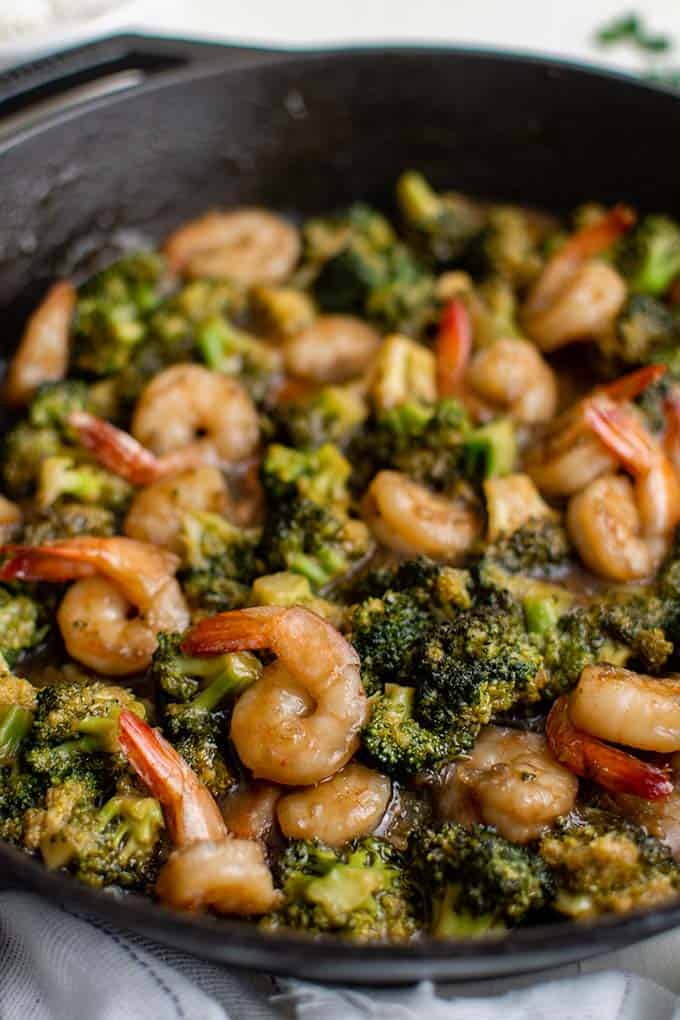 shrimp and broccoli