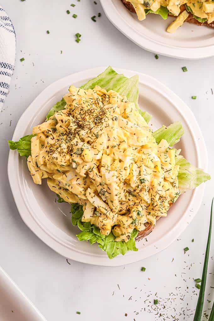 Easy Egg Salad - My Fearless Kitchen