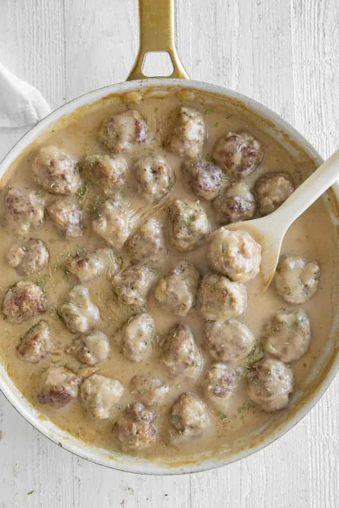 The BEST Swedish Meatballs in Brown Gravy Recipe