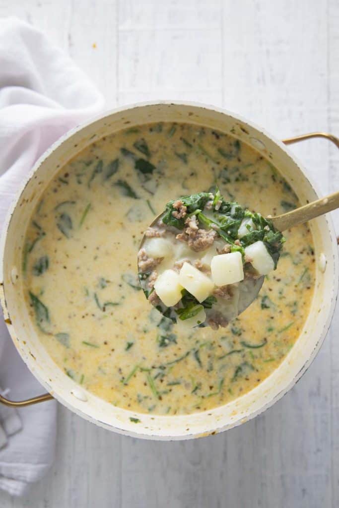 pot de soupe zuppa toscana