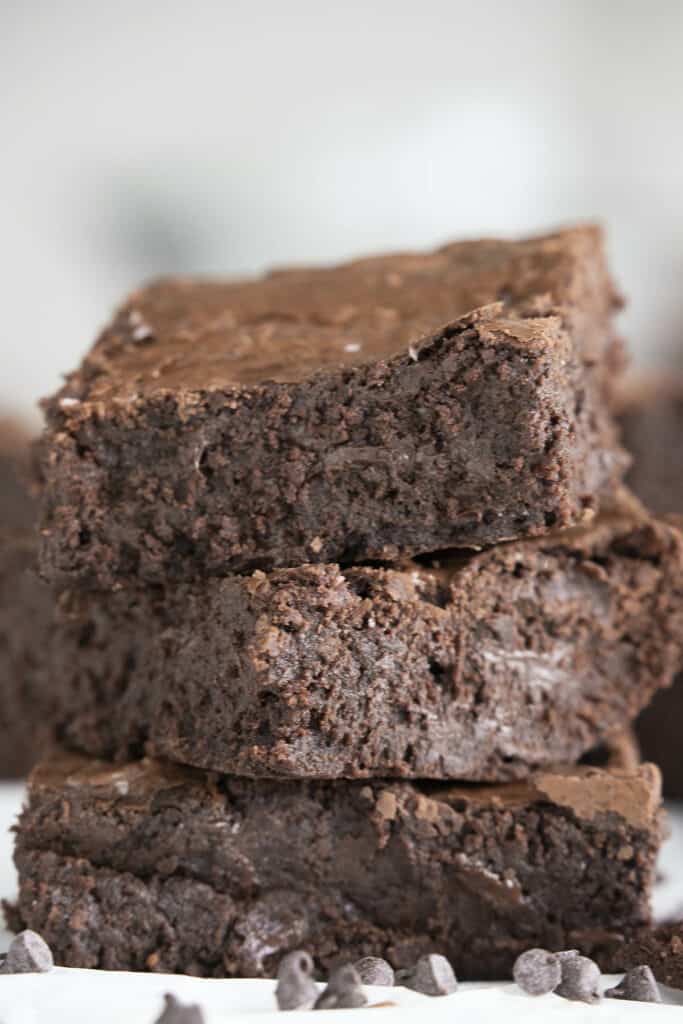 brownies in a stack